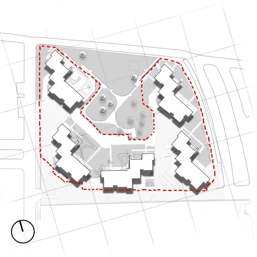 The first sketch — Apto Parque Central